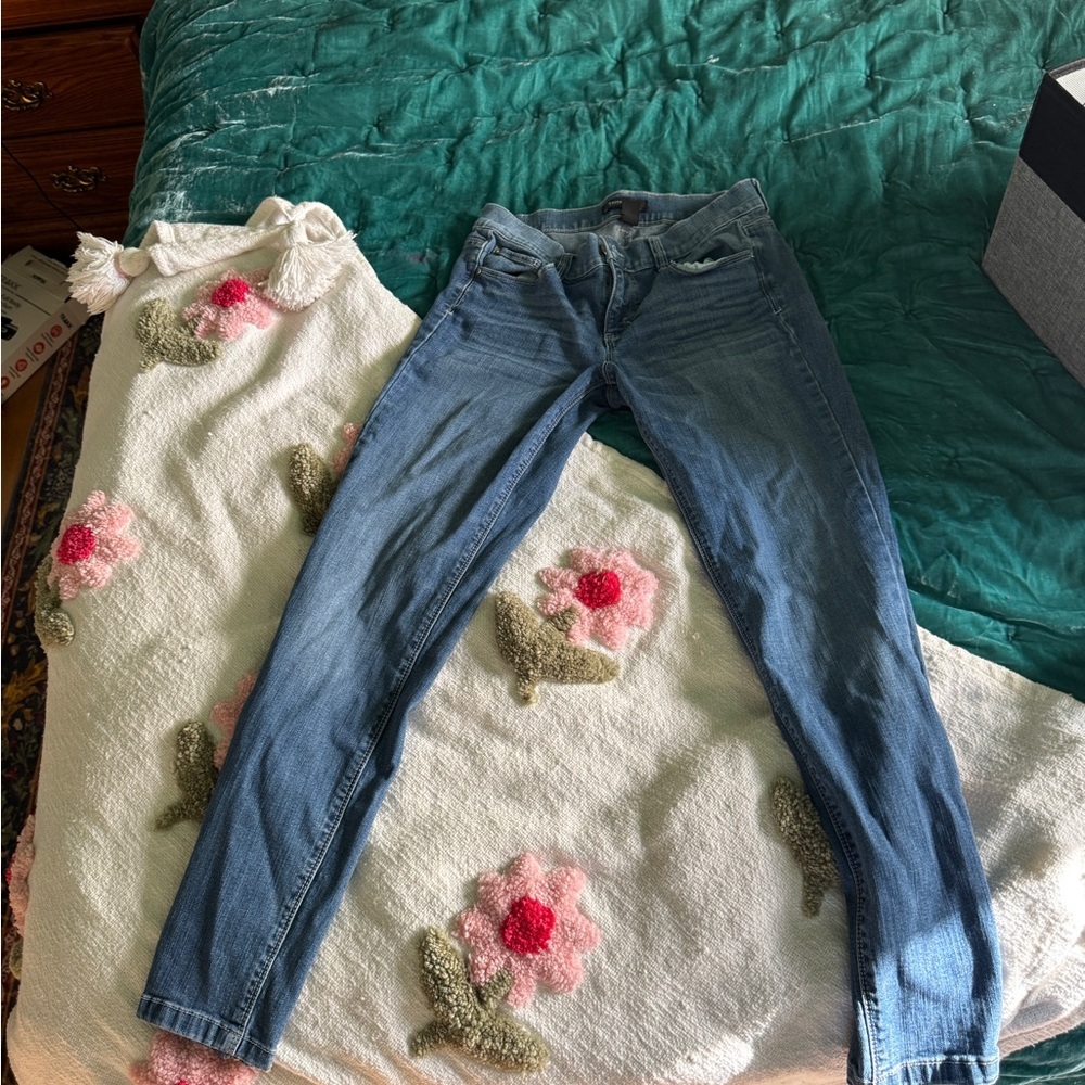 White House Black Market Blue Skinny Jeans